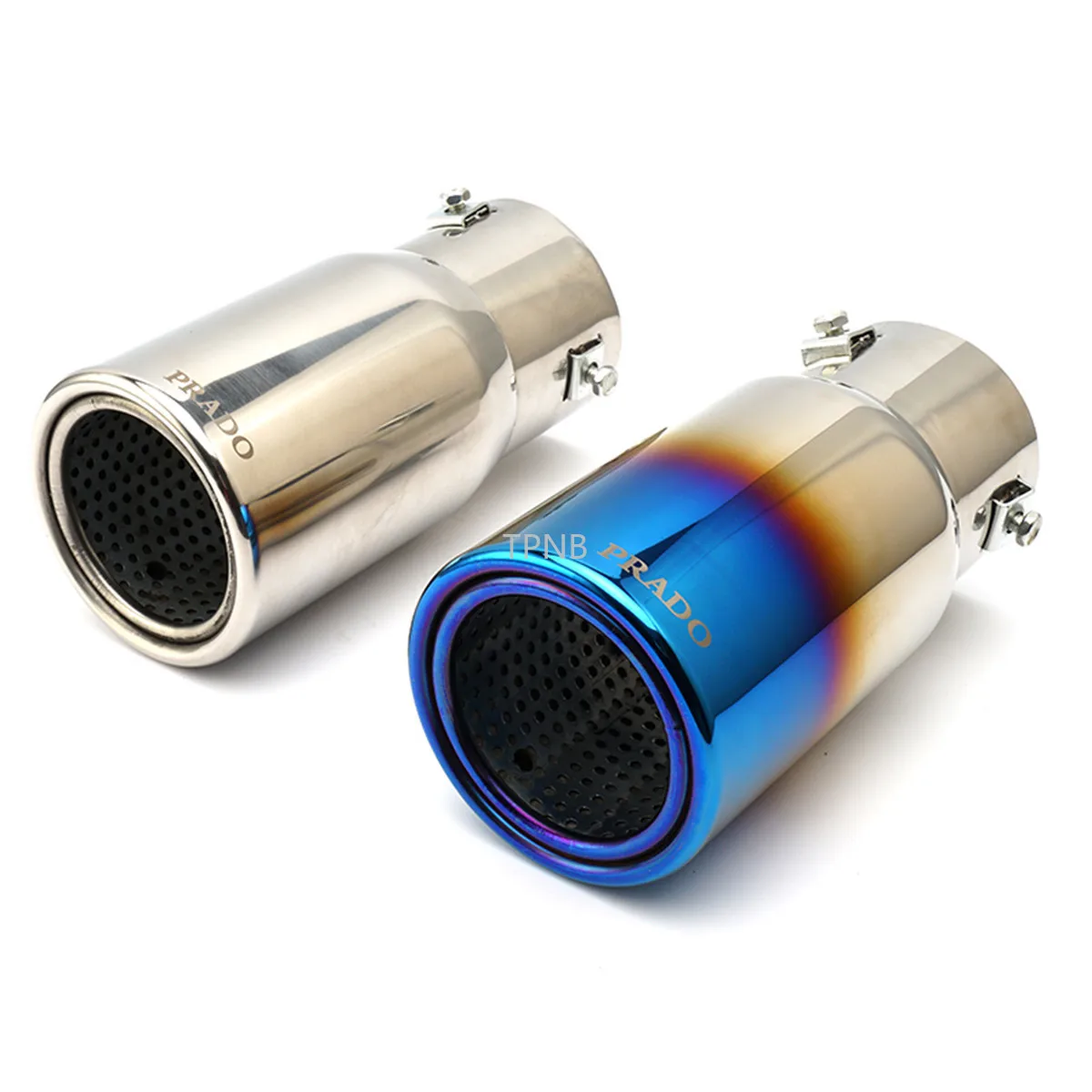 Накладка на выхлопную трубу для Toyota Prado 120/150, 2003, 2004, 2005, 2006, 2009, 2018-2019, 2020, из нержавеющей стали