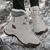 fashion womens boots lace up platform shoes warm unisex snow boot luxury outdoor winter boots women big size designer shoes b67