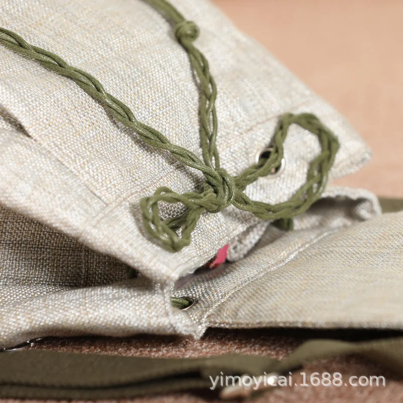 

Original national style travel backpack large shoulder bag cotton linen hand-woven peacock pattern backpack purse backpack bags