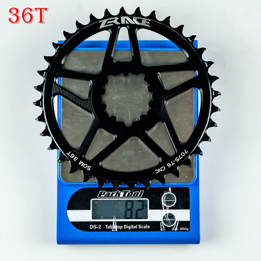 ZRACE велосипедная Звездочка 10s 11s 12s MTB велосипедная Звездочка Орлиный зуб 7075 CNC смещение 3 мм 32T 34T 36T для SRAM с прямым креплением - Цвет: 36T