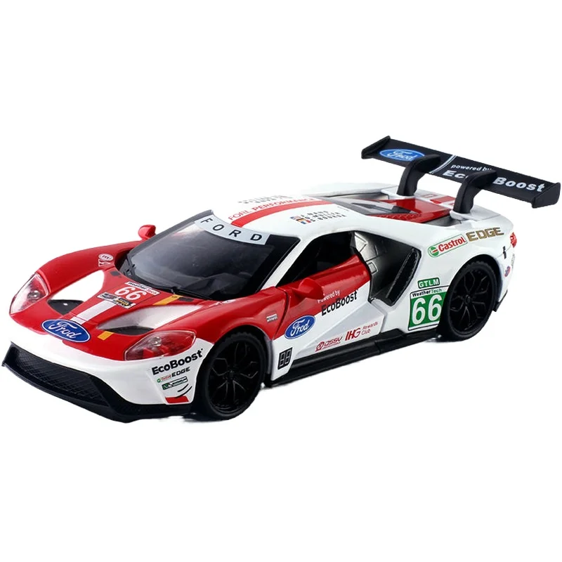 Модель гоночного автомобиля Ford GT Le Mans V8 1:32 модель из сплава литой и игрушечный