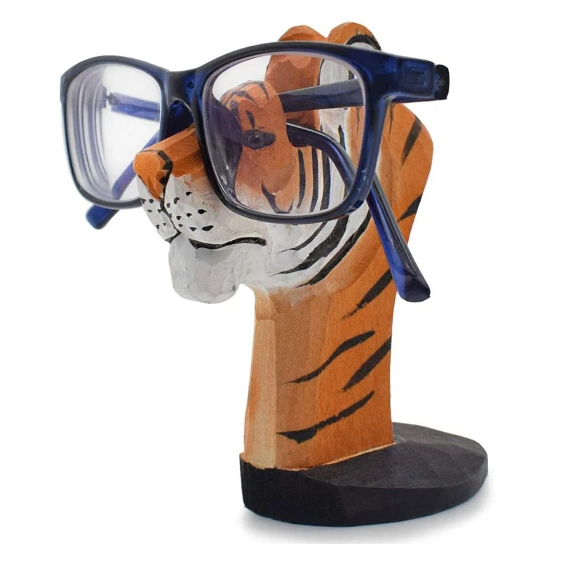 

Animal Glasses Rack Hand Carve Wood Eyeglasses Spectacle Sunglasses Holder Stand