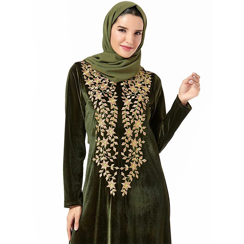 мода исламская Турция элегантное кимоно Новое мусульманское платье арабского