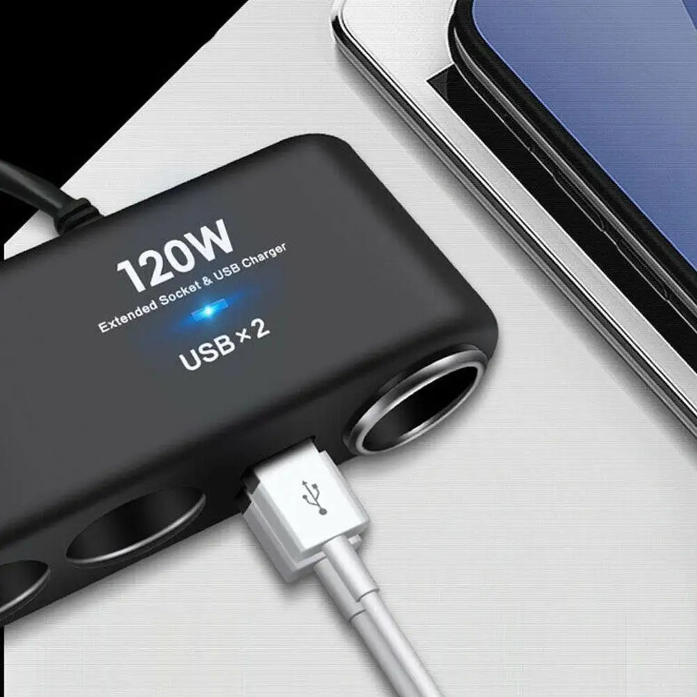 2 USB-порта 4 способа быстрое зарядное устройство 120 Вт | Автомобили и мотоциклы