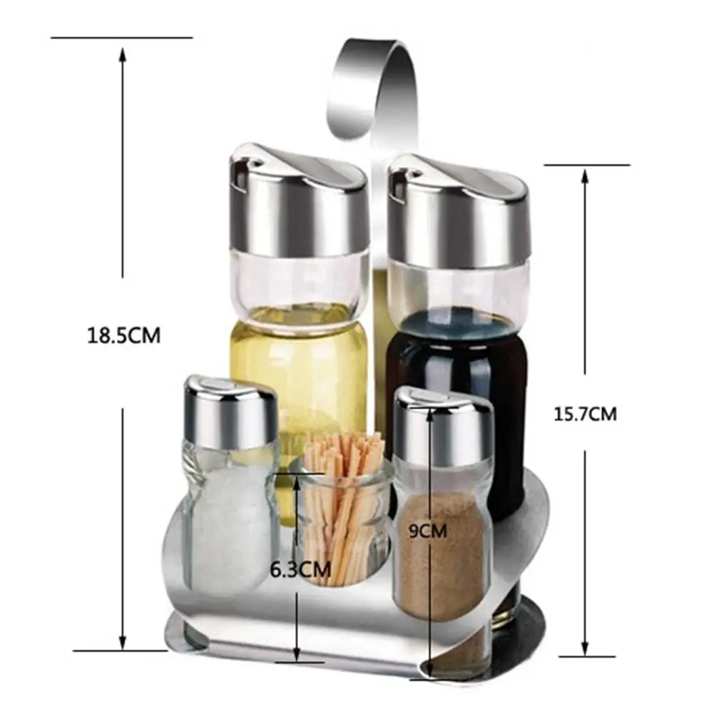 5 шт. набор с зубочисткой коробка Анти-пыль влагостойкая нержавеющая сталь