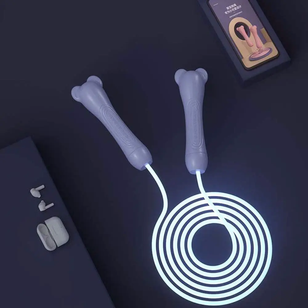 

Светящаяся Скакалка для скакалки, регулируемая Спортивная Скакалка для детского сада