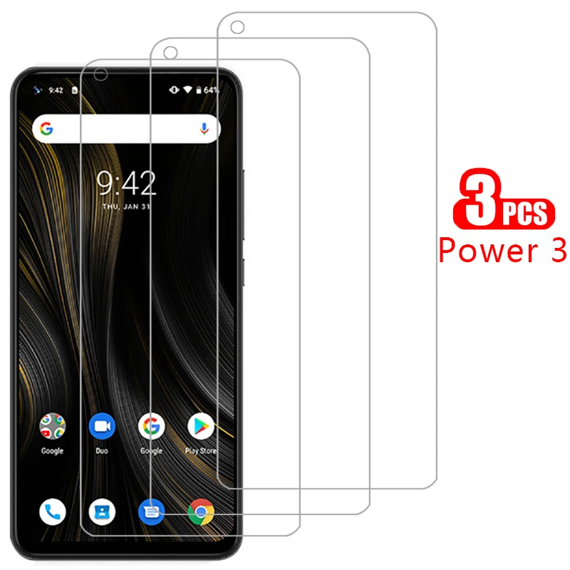 

screen protector tempered glass for umidigi power 3 case cover on umi digi power3 6.53 protective phone coque bag 360