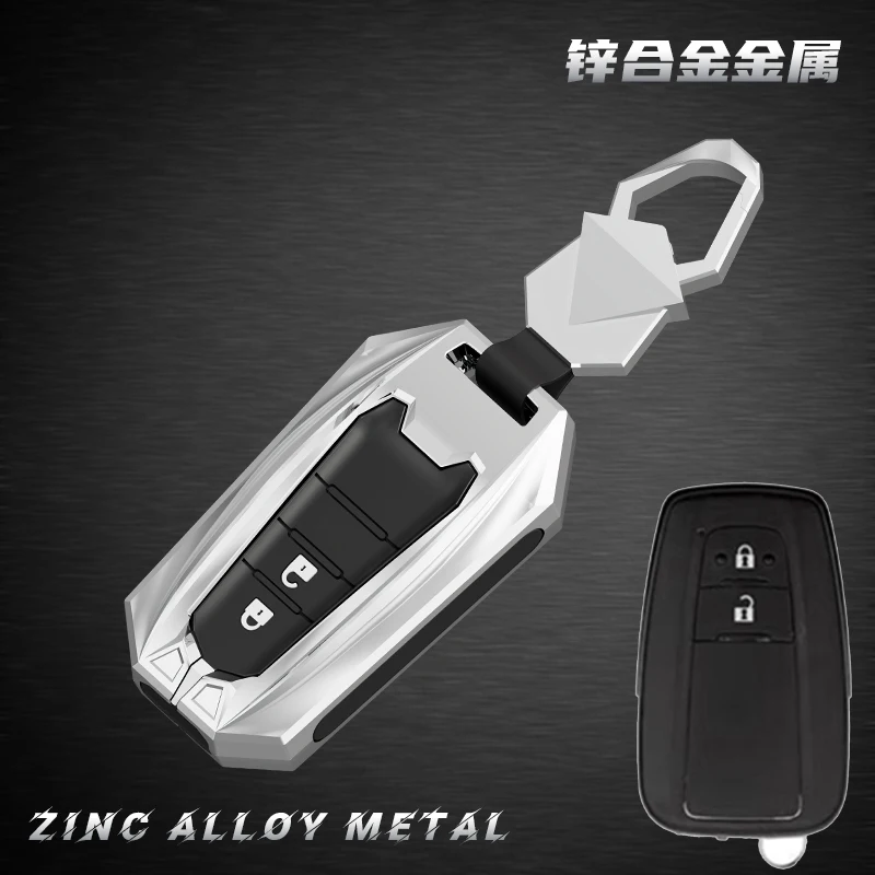 Новый цинковый брелок для автомобильных ключей чехол КРЫШКА ДЛЯ Toyota Prius Camry Corolla C