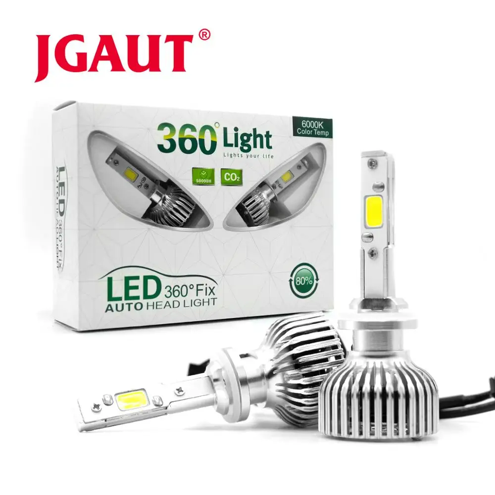 JGAUT 880 H27 881 светодиодная фара 70 Вт 6000K COB 12 В 24 в лм luces светодиодсветодиодный лампа