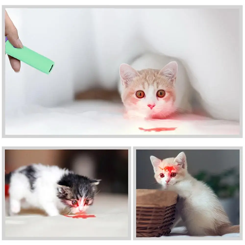 

Светодиодная лазерная указка для кошек в форме лапы