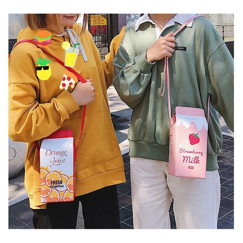 Weysfor Fashion Milk Box Women Shoulder Bags Coin Purse Female Crossbody City Jogging Bags Lady Phone Mini Wallet Messenger Bag