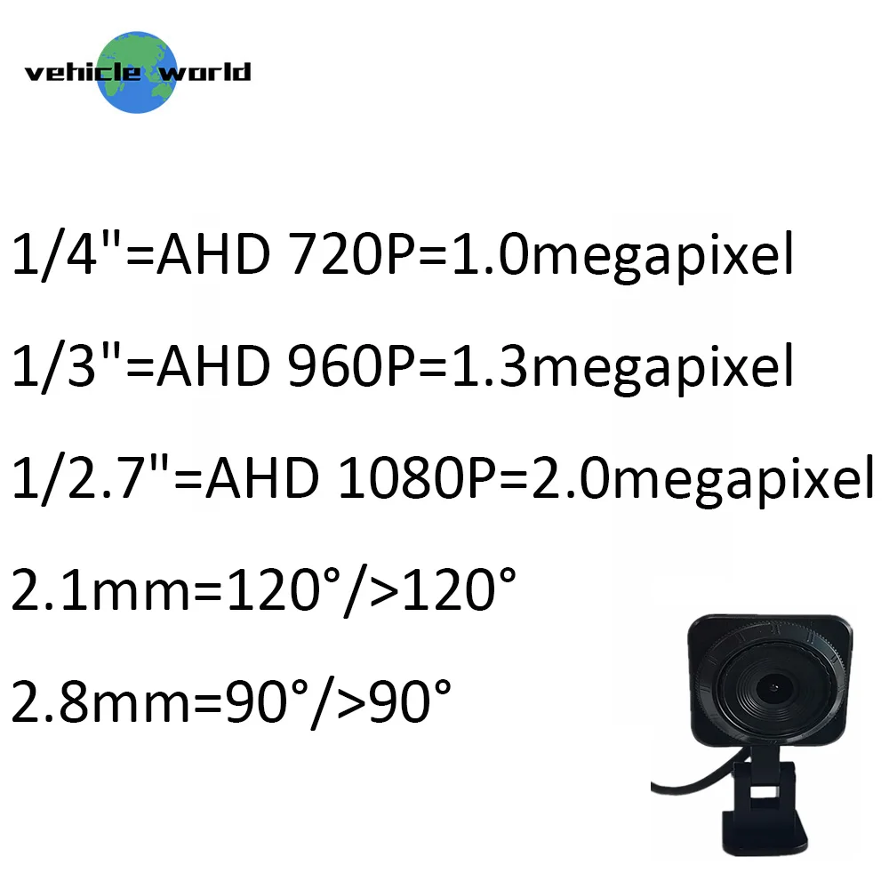 Hikvision AHD вид спереди автобус Грузовик Легковой автомобиль камера такси крепление