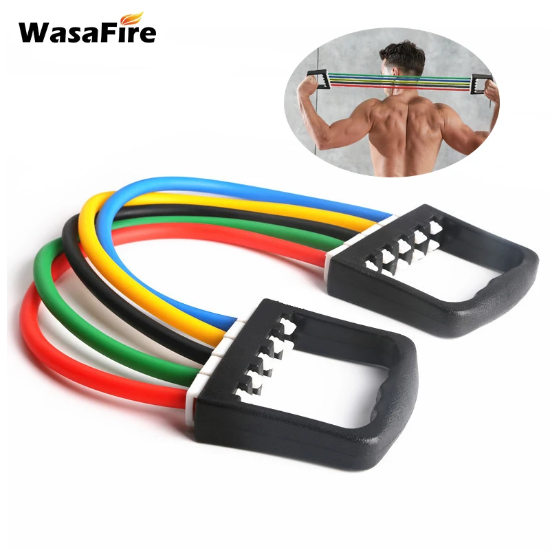 

63cm Elastic Resistance Bands Yoga Pull Rope Fitness Workout Sports Bands Yoga Rubber Tensile Expander