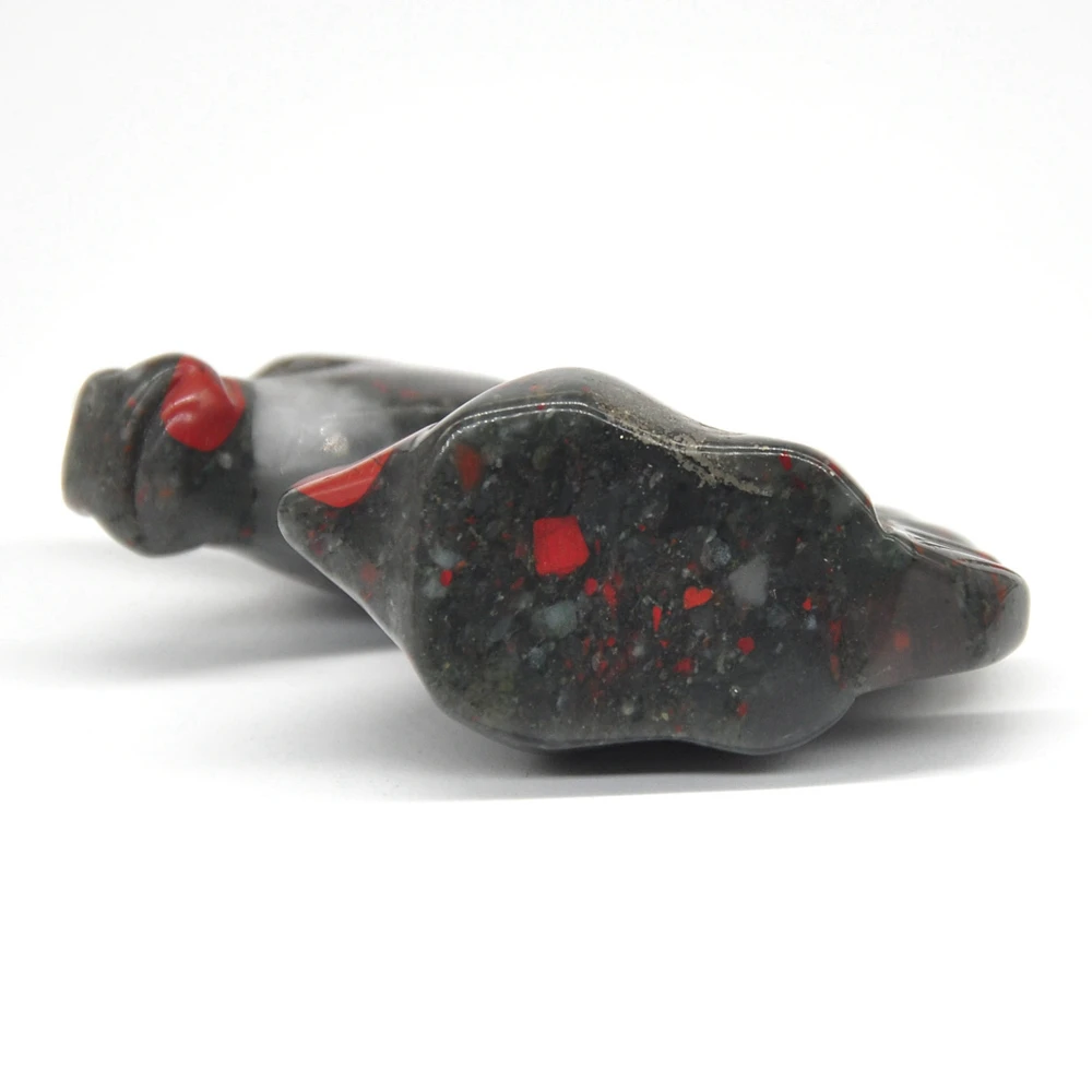 Статуя единорога 2 дюйма резной натуральный камень в виде крови украшение для