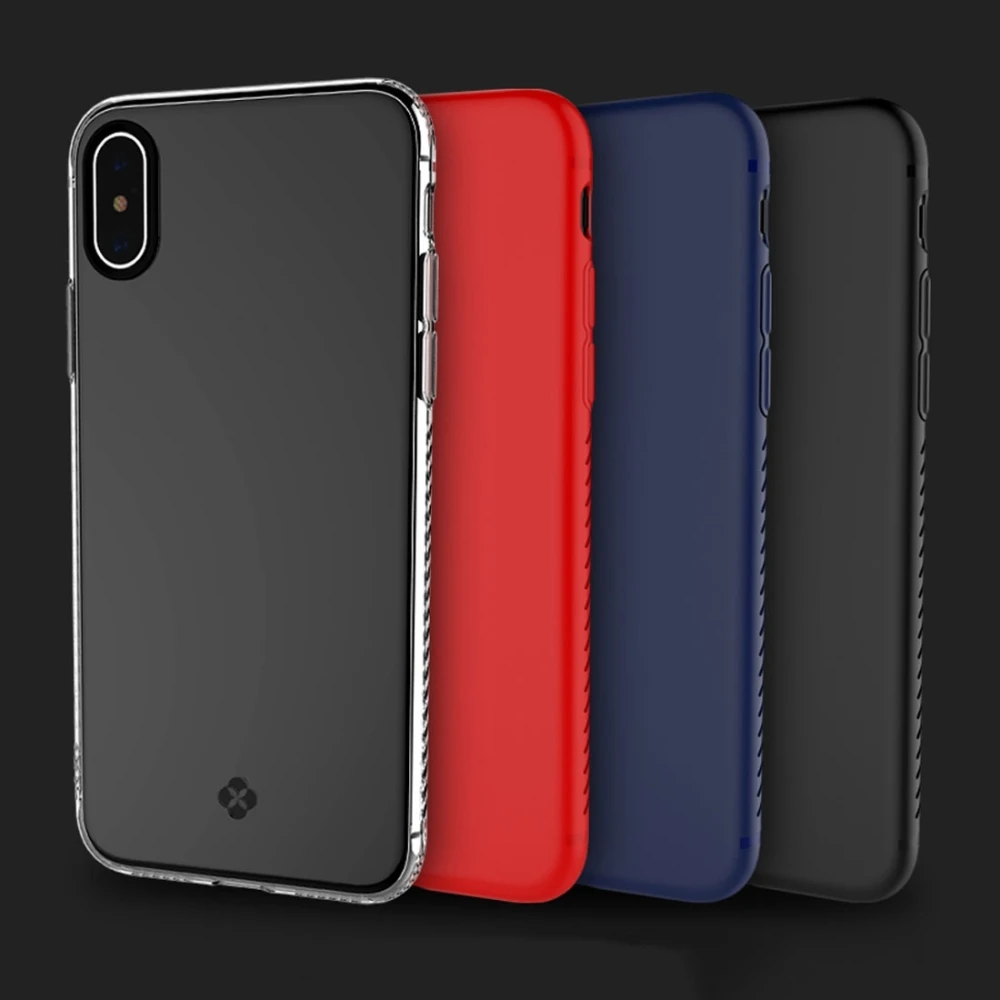 TOTU чехол для телефона iPhone X XS Мягкий защитный чехол на заднюю панель для iPhone X/XS защитный чехол для iPhone X/XS