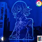 Светодиодный ночсветильник Семь смертных грехов, хелбрам, для спальни, Декор, ночсветильник, подарок на день рождения, аниме, 3d лампа Семь смертных грехов