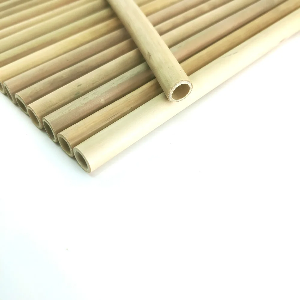 Большой 8-12 мм пузырьковый Чай молочного коктейля соломы Многоразовые бамбуковые