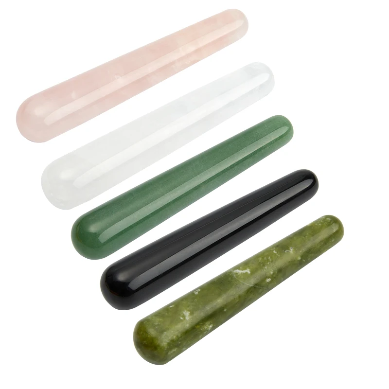 

Natural Jade Massage Stick Massage for Face Eye Trigger Point Massage Pen Reflexology Facial Stick Thin Lifting Beauty Slimming