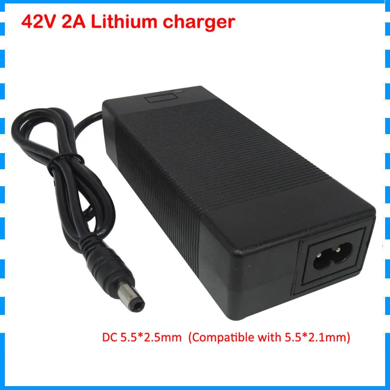 Carregador de Bateria do Lítio para a Bicicleta Li-íon Ebike Trotinette C.c. Gx12 Gx16 C.c. 42v 2a 10s 36 v 10ah 12ah 15ah 20ah