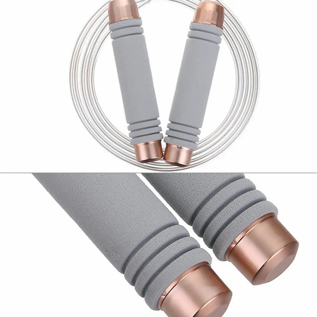 

Steel Wire Jump Rope Weight Bearing Steel Wire Rope Fitness Weight Loss Fat Burning Rope Adjustable Skipping Rope