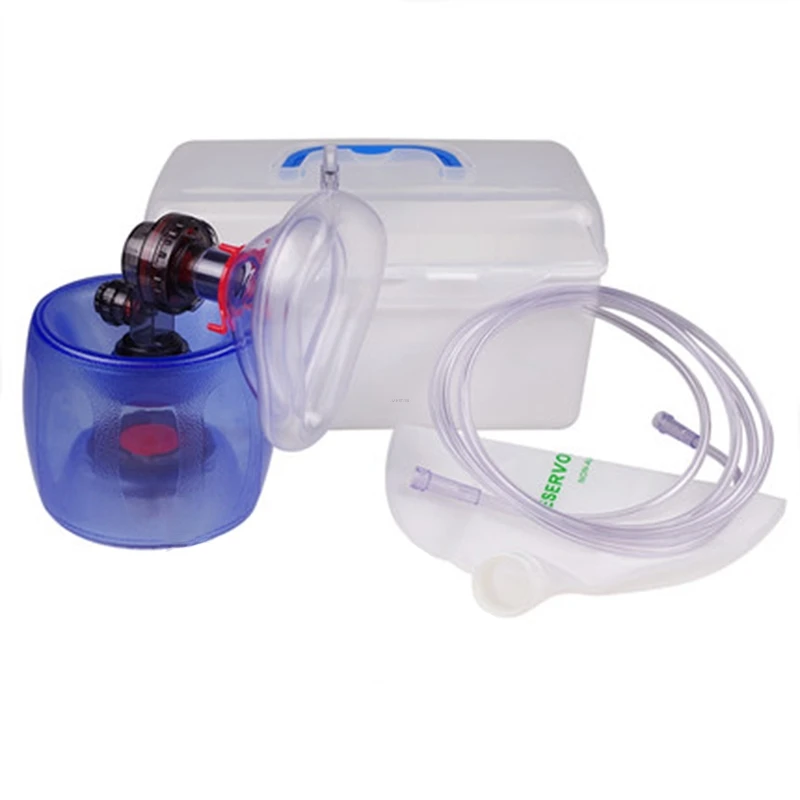 Силиконовый простой респиратор хлопушка для взрослых экстренный медицинский