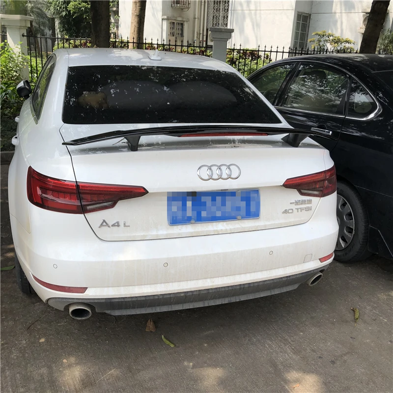 Спойлер для Audi A4 2017-2019 A6 спойлер TF Высокое качество ABS Материал заднее крыло