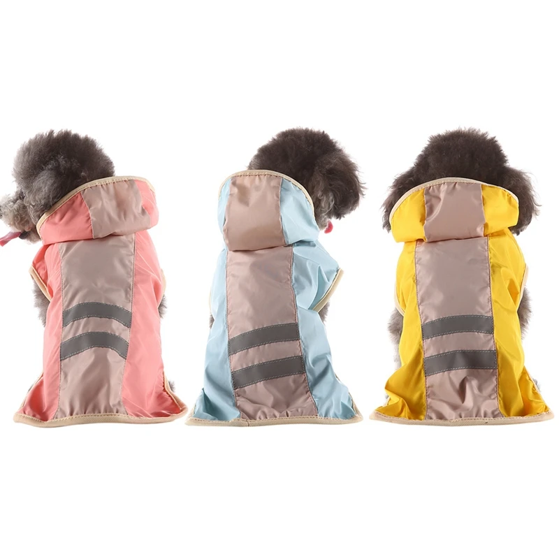 Pet плащ для больших собак одежда Водонепроницаемый дождь красивые куртки пальто