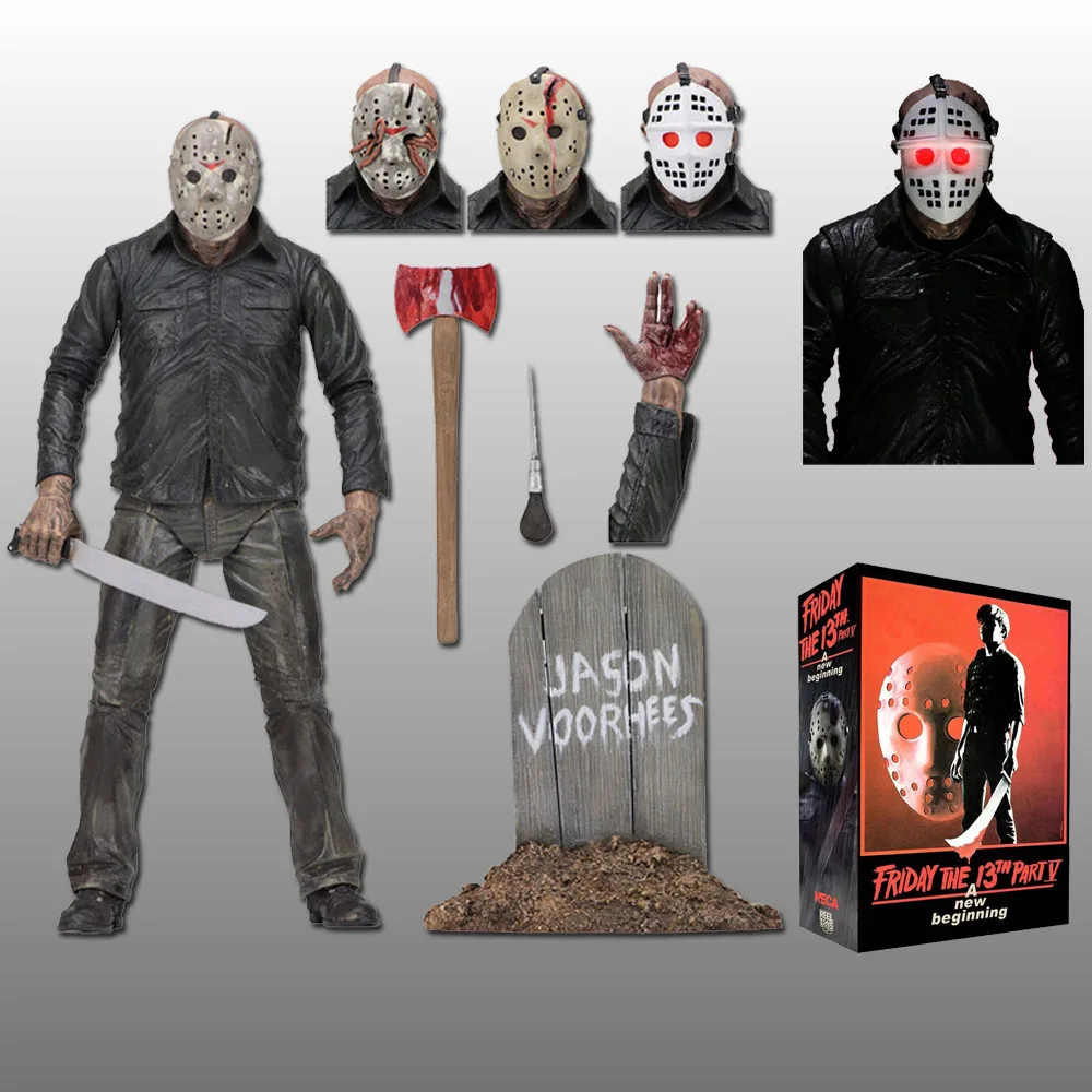 NECA Friday The 13th PartV Part5 новое начало Jason Voorhees фигурка игрушка кукла