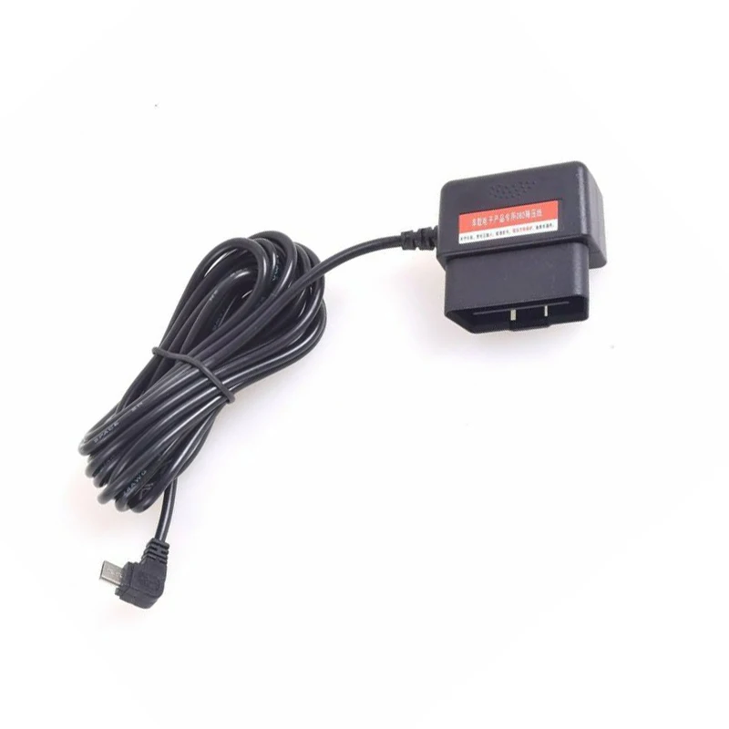 Авто микро USB зарядное устройство адаптер питания кабель 16Pin OBD2 порт разъем
