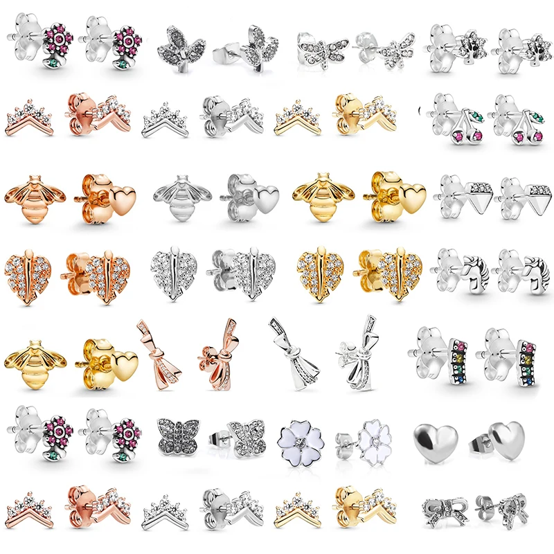 Серьги-гвоздики с цветущими маргаритками для женщин и девушек модные брендовые