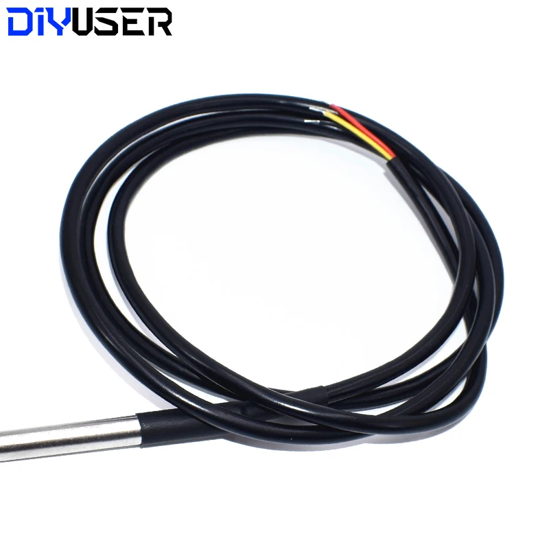 Водонепроницаемый датчик температуры DS1820 с посылка из нержавеющей стали DS18b20 18B20