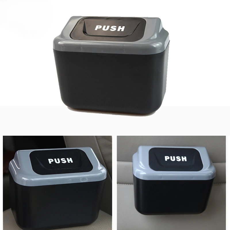 Мини-корзина для мусора в машину пластиковая креативная простая и стильная