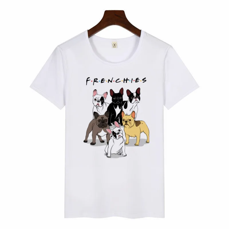 Забавная женская футболка Харадзюку С Рисунком таксы мопса теркеля Милая с