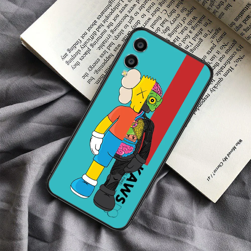 

Super cartoon kawa Phone Case For Huawei Honor 6A 7A 7C 8 8A 8X 9 9X 10 10i 20 Lite Pro Play black Funda Pretty Bumper Luxury