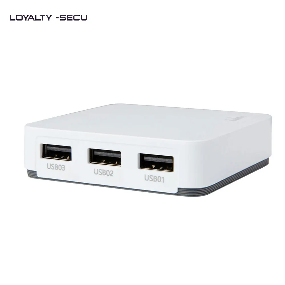 LOYALTY-SECU Беспроводной Wi-Fi адаптер для принтера сервера с 3 портами USB Белый - купить