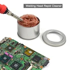 1 шт., набор для чистки наконечников паяльника, из мягкой спиральной латуни