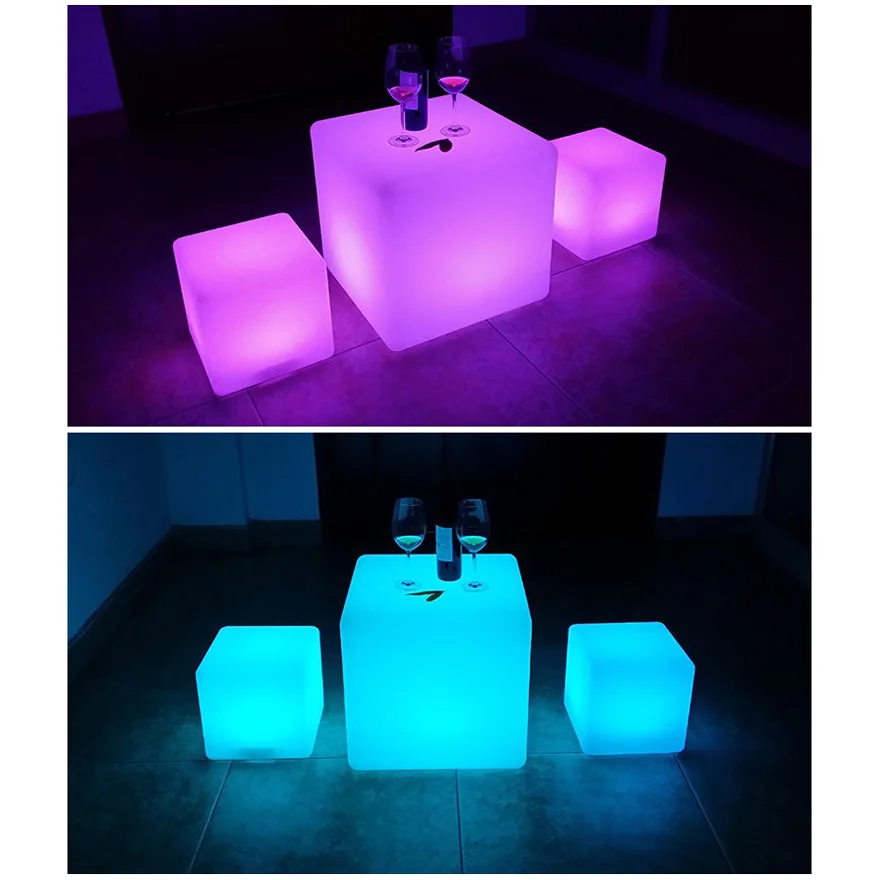 Умный светодиодный светильник куб 30/40/50 см WiFi MP управление через приложение RGB Cubic