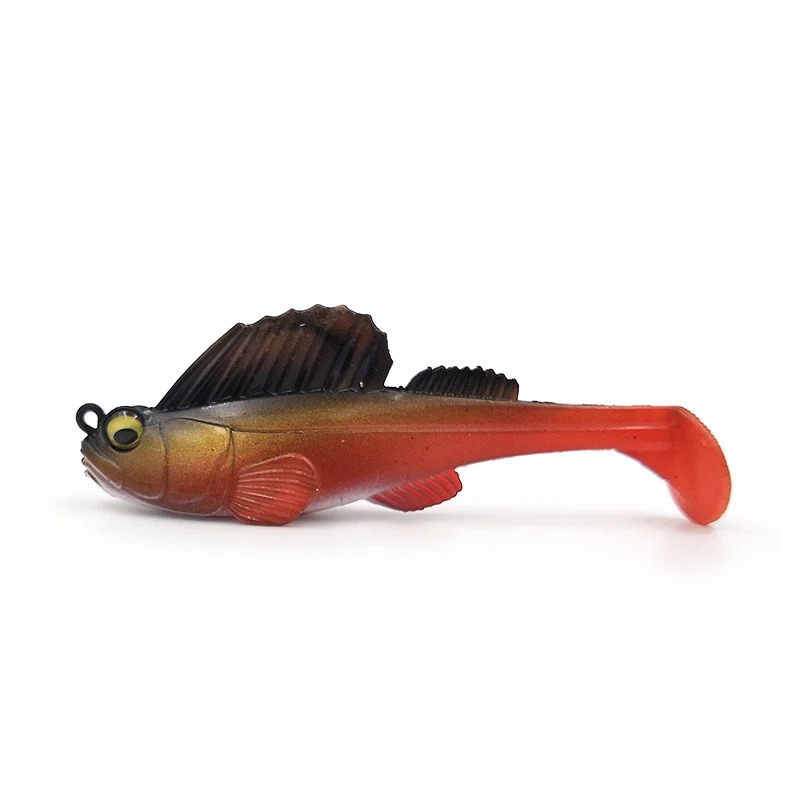 Dark Sleeper Swimbait приманка 3D пластик Тонущий Бас мягкий рывок приманки shad свежие рыболовные приманки для сома Щука окуня рыбы - Цвет: Color 01