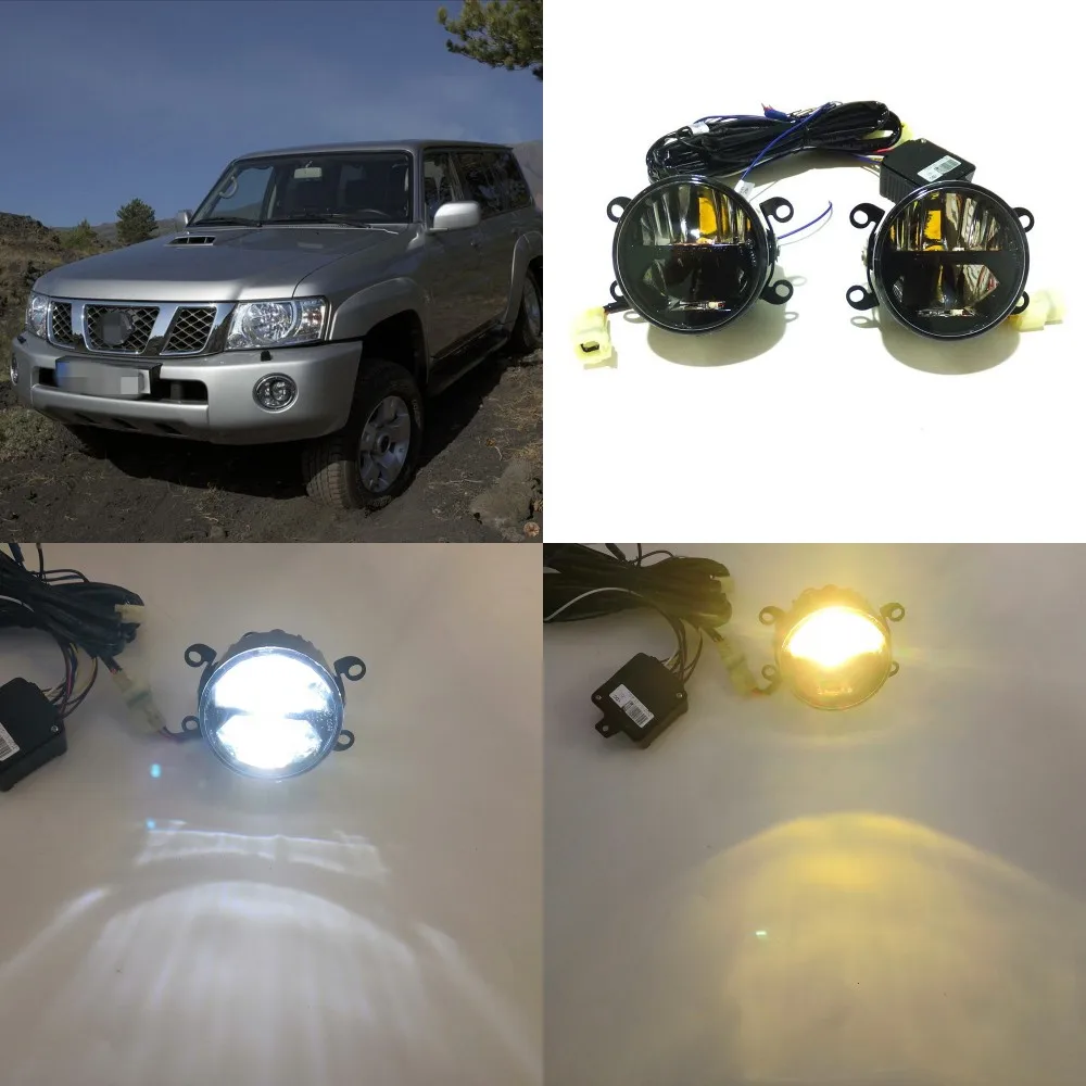 Двухфокальная противотуманная фара July King 24 Вт чехол для Nissan патруль Y61 2005 10 6000K