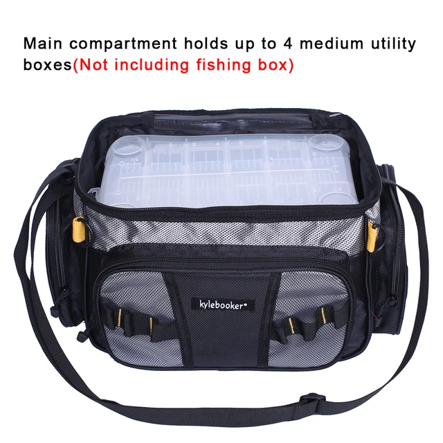 Multi-Purpose Fishing Tackle Hand Bags Lure Box Storage Bag Fishing Gear  Sling Shoulder Pack