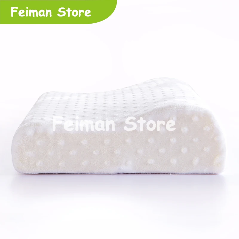 Подушка из пены памяти 4 размера Ортопедическая подушка латексная для шеи