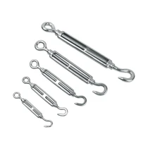 stainless steel 304 turnbuckle pad eye carabiner screws clip hook m4 m5 m6 m8 m10 sun shade sail canopy hardware accessory