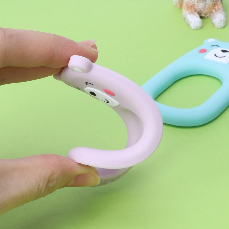 BPA бесплатные силиконовые бусины Детские Прорезыватели DIY ожерелье жевательная для прорезывания зубов Уход за зубами DXAD
