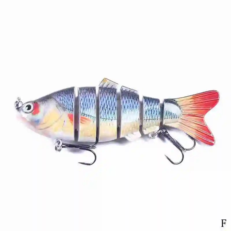 

1Pcs 10CM 18g Fishing Lure Hard Bait Multi Jointed Sections Artificial Crankbaits Wobbler Sinking Lifelike Swimbait For Bass