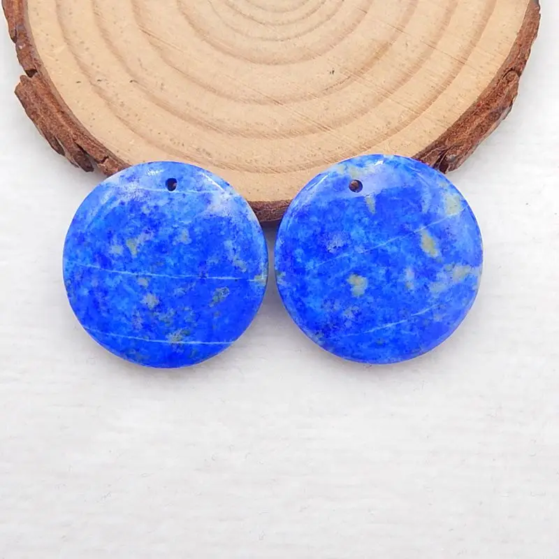 Модные серьги из натурального камня с лазуритом для женщин ювелирные изделия