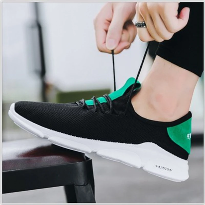 

2020 Fashion Summer Men Vulcanize Shoes For Men Casual Comfort Sneakers Male Footwears Lace-up Tenis Masculino Shoes Men
