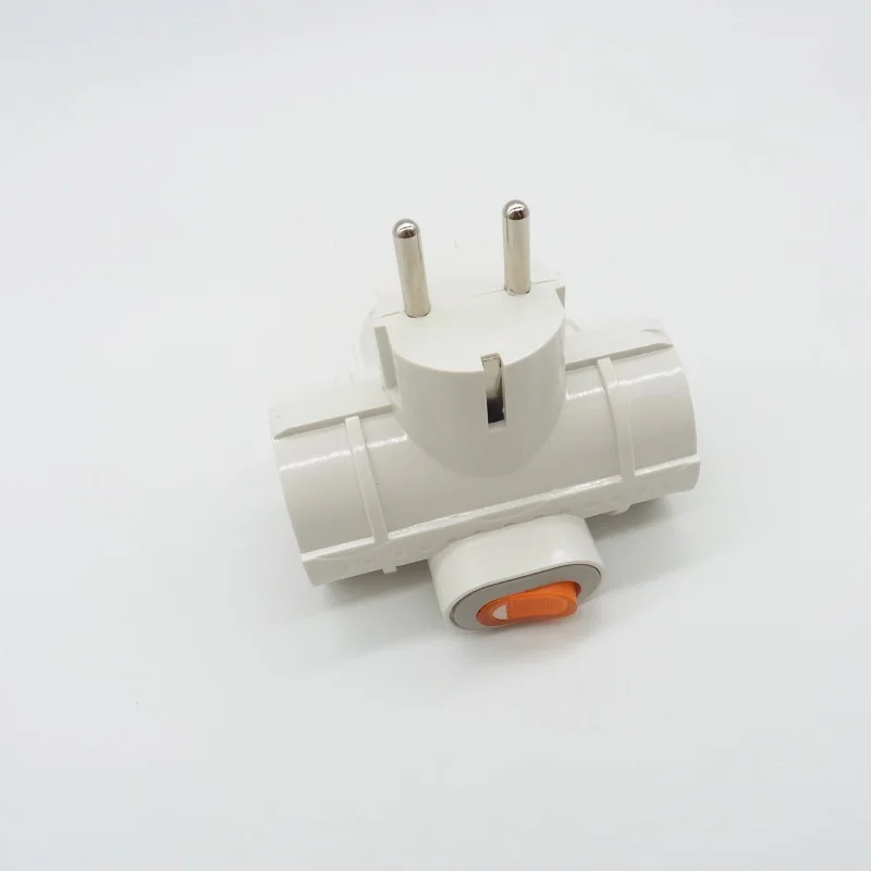 Европейская вилка европейского стандарта с переключателем один поворот