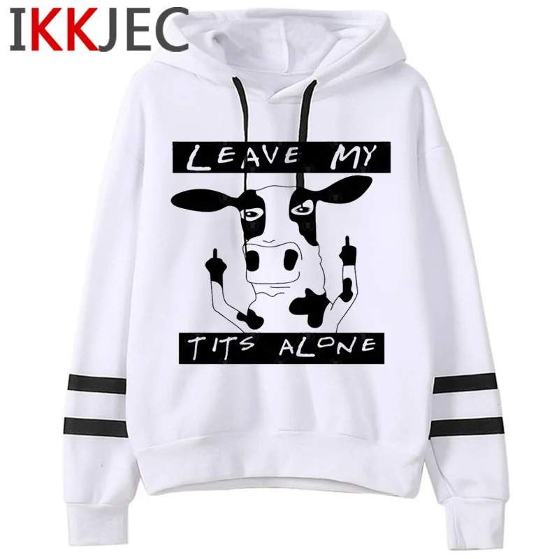 Веганских материалов толстовки женская уличная одежда с графическим принтом