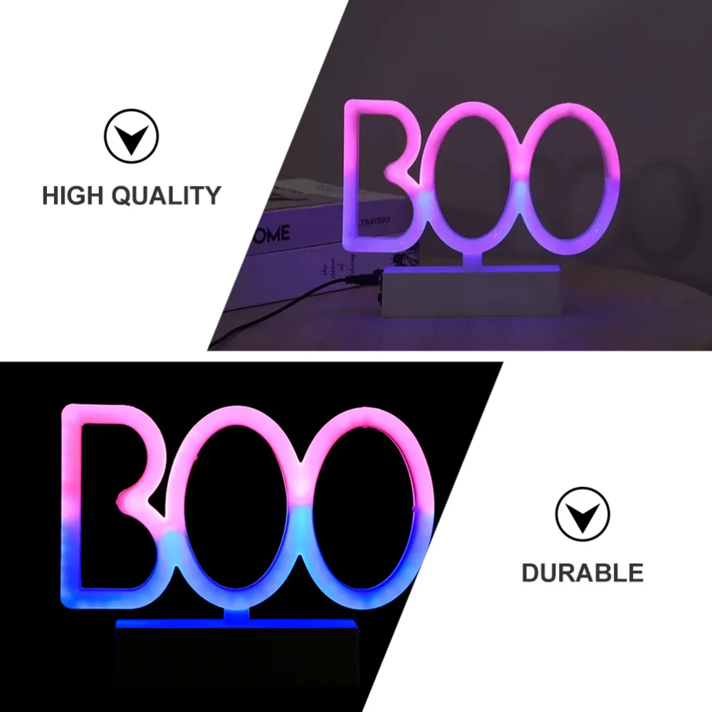 

1pc Theme Night Lamp LED Neon Light Desktop Light without Battery