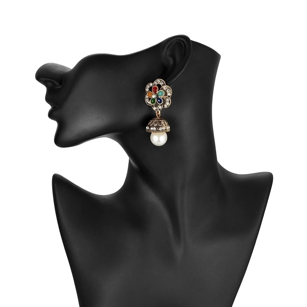 Brinco серьги античные Jhumki Jhumka висячие серьги этические племенные ювелирные изделия Ближний Восток Ретро Национальный стиль колокол